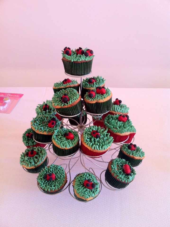 Ladybug cupcakes