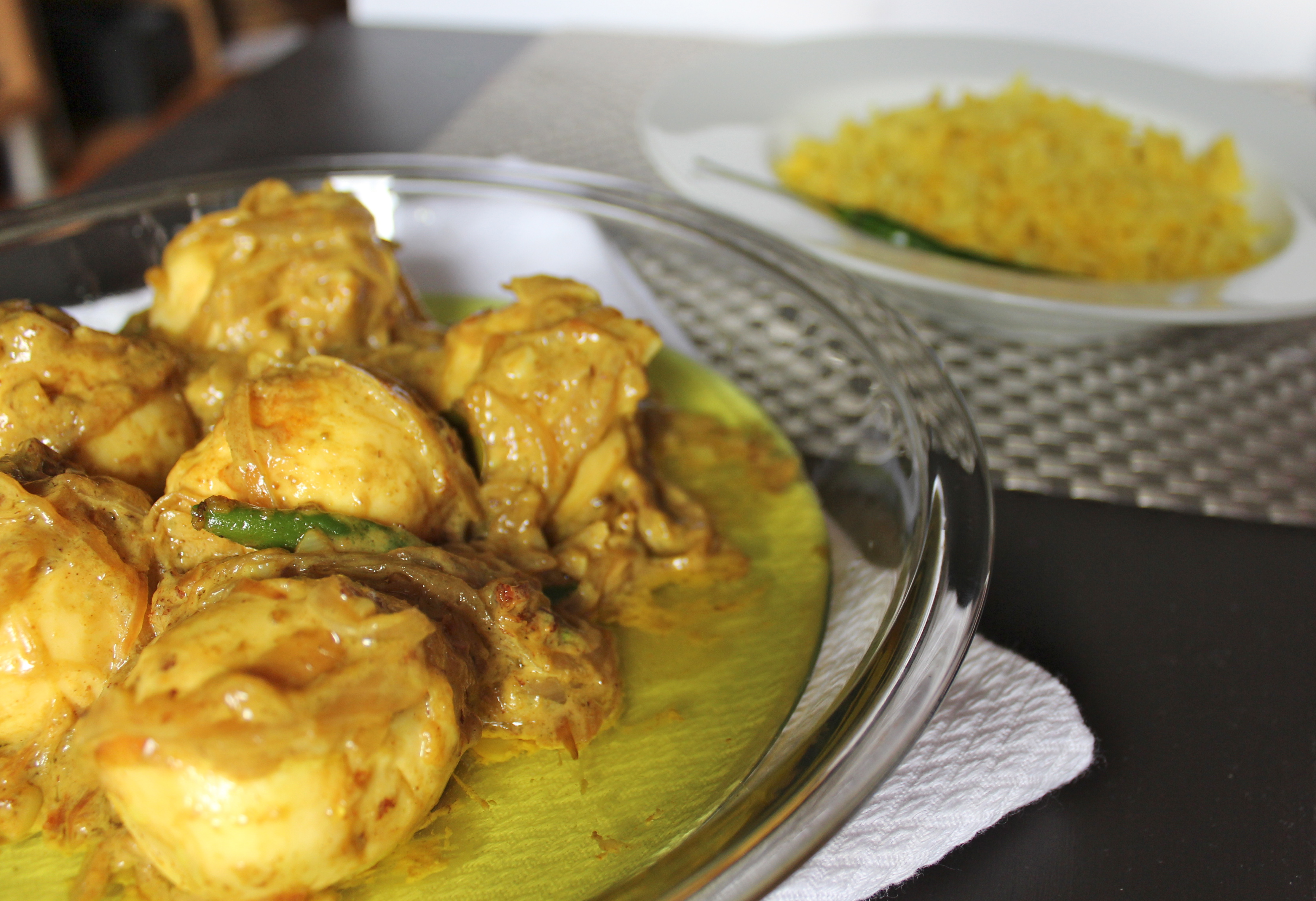 Coconut Egg Curry (Deem Bhuna)