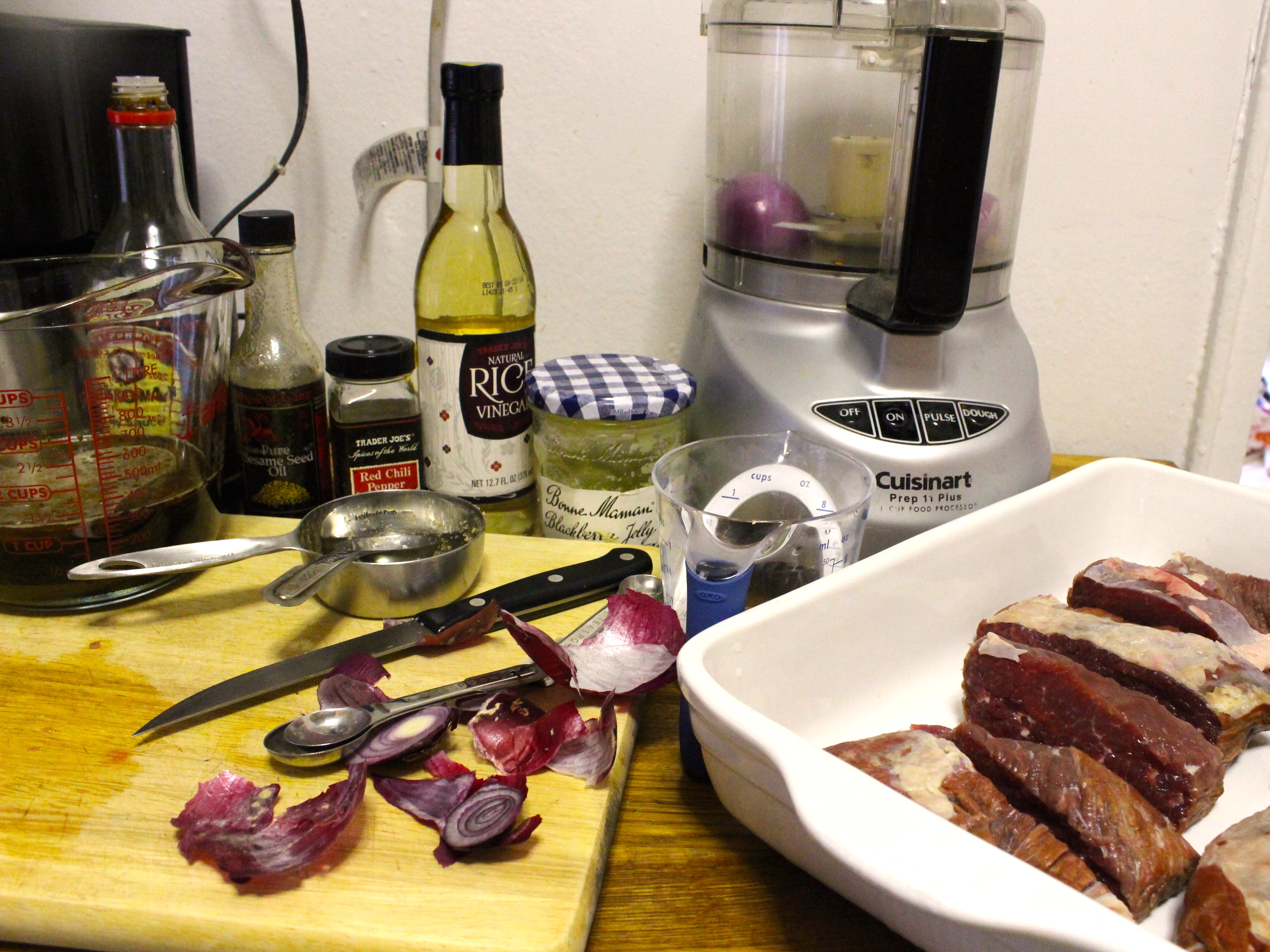 Boneless Short Ribs with Asian BBQ Sauce