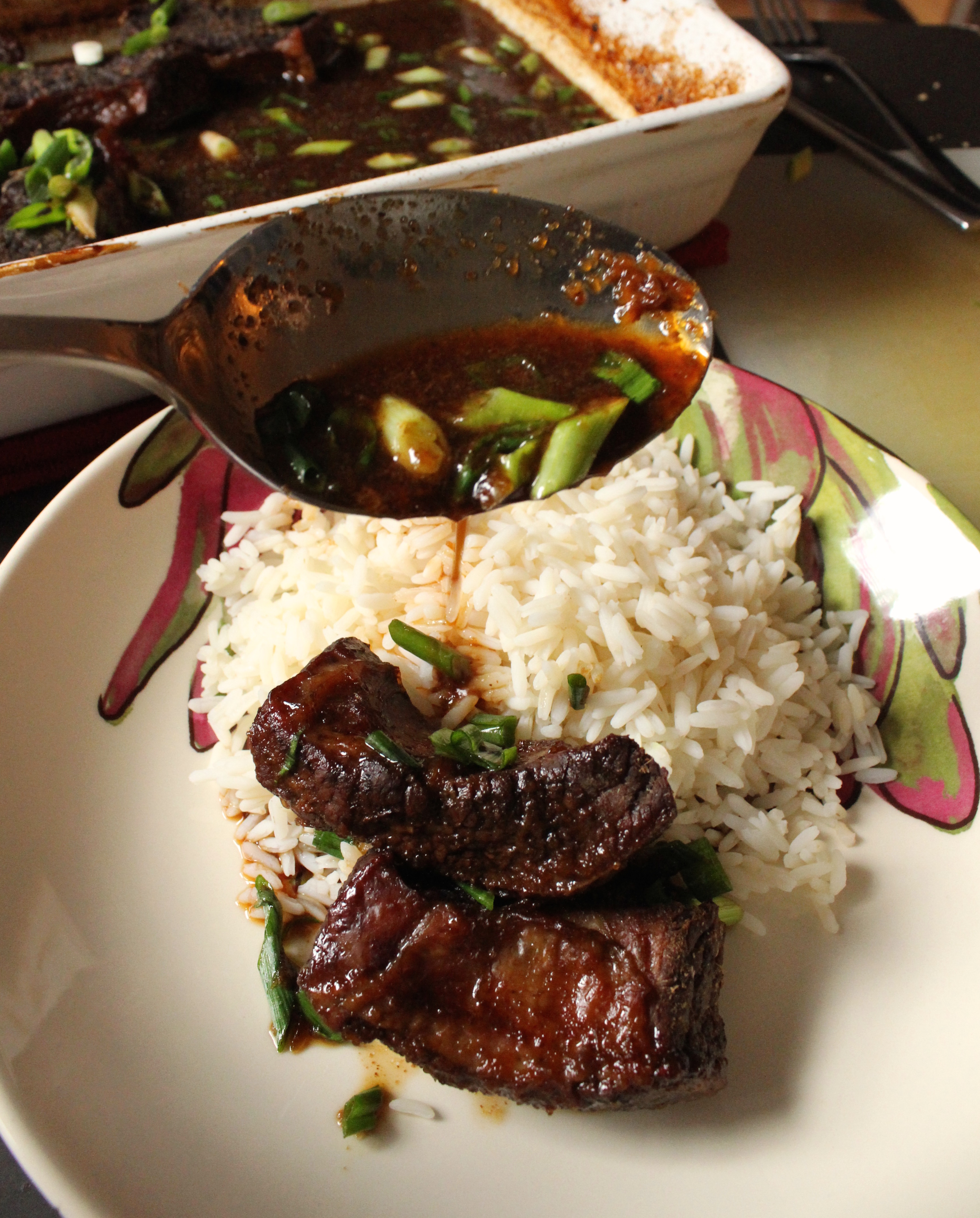Boneless Short Ribs with Asian BBQ Sauce