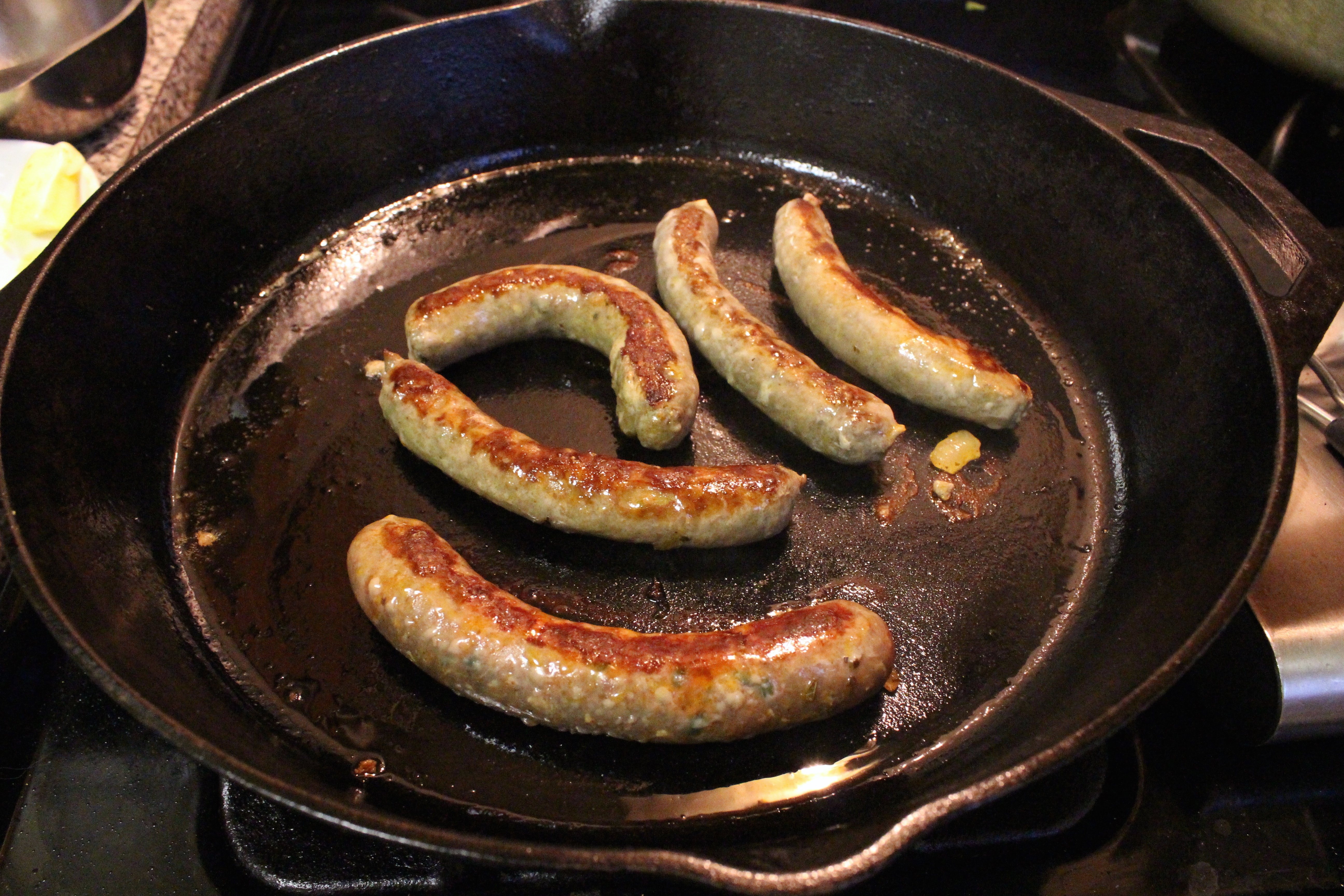 Sausages with Peppers and Onions