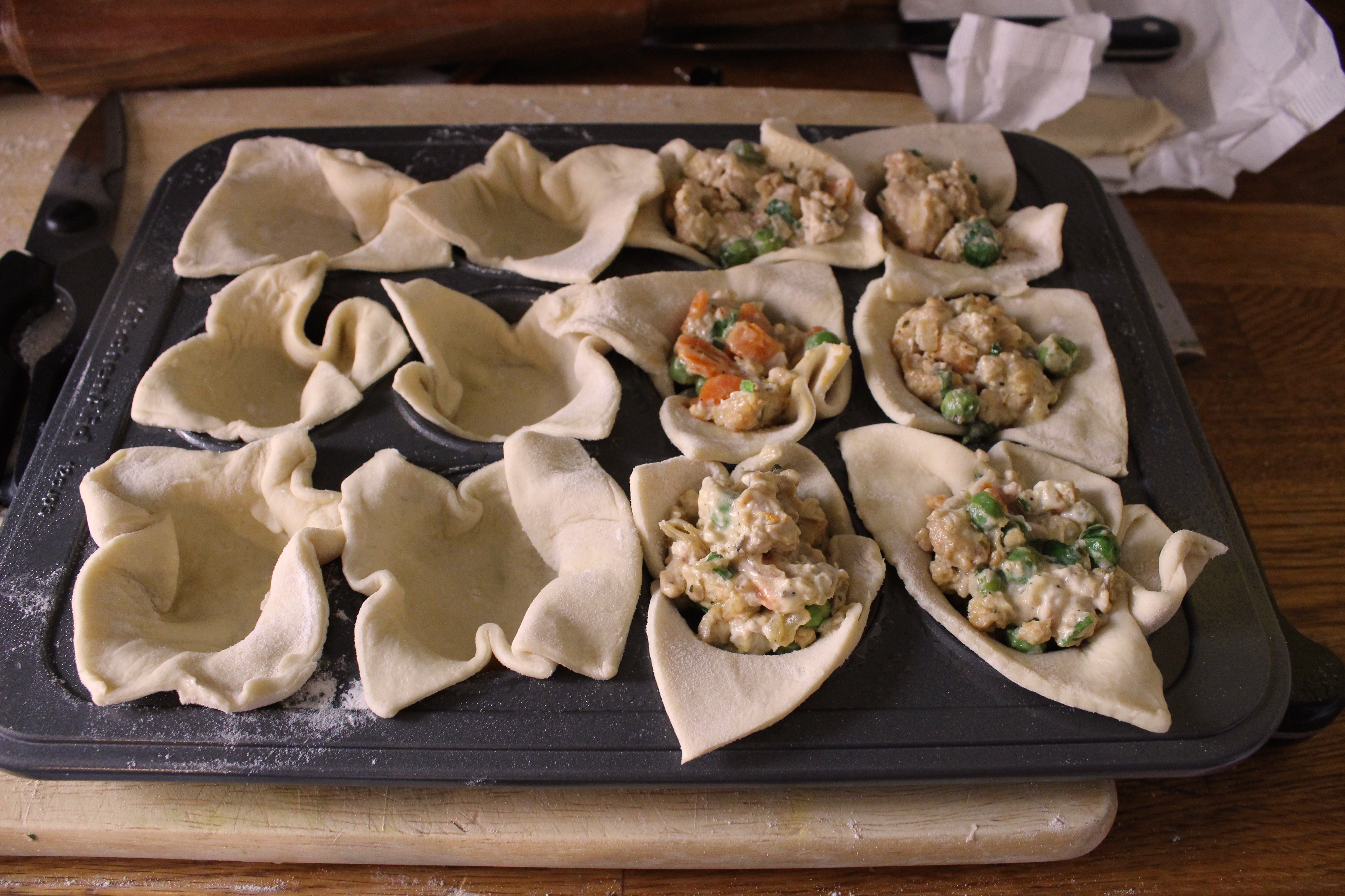 Mini Turkey Pot Pies