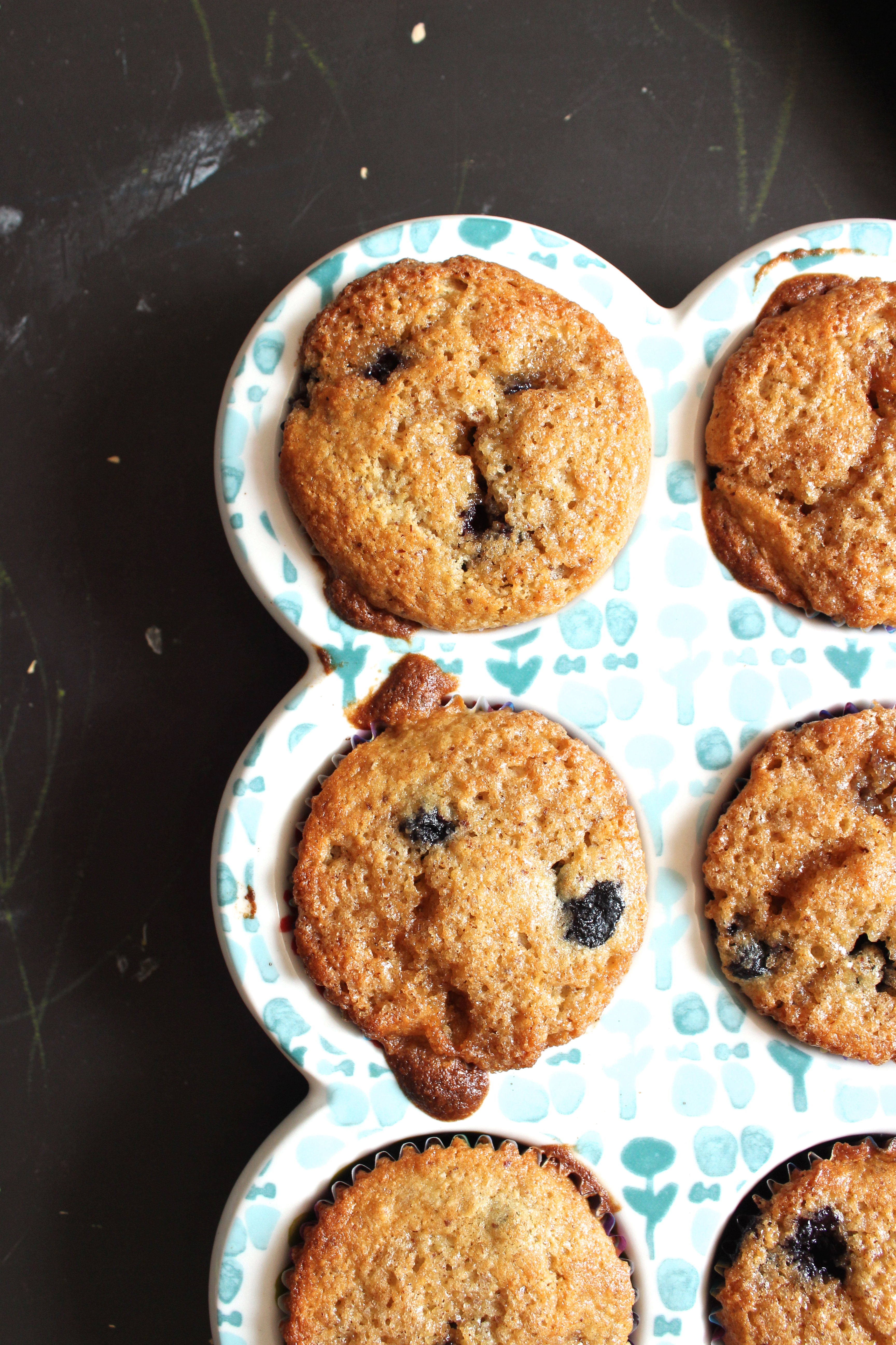 Over the Muffin Top Blueberry Muffins