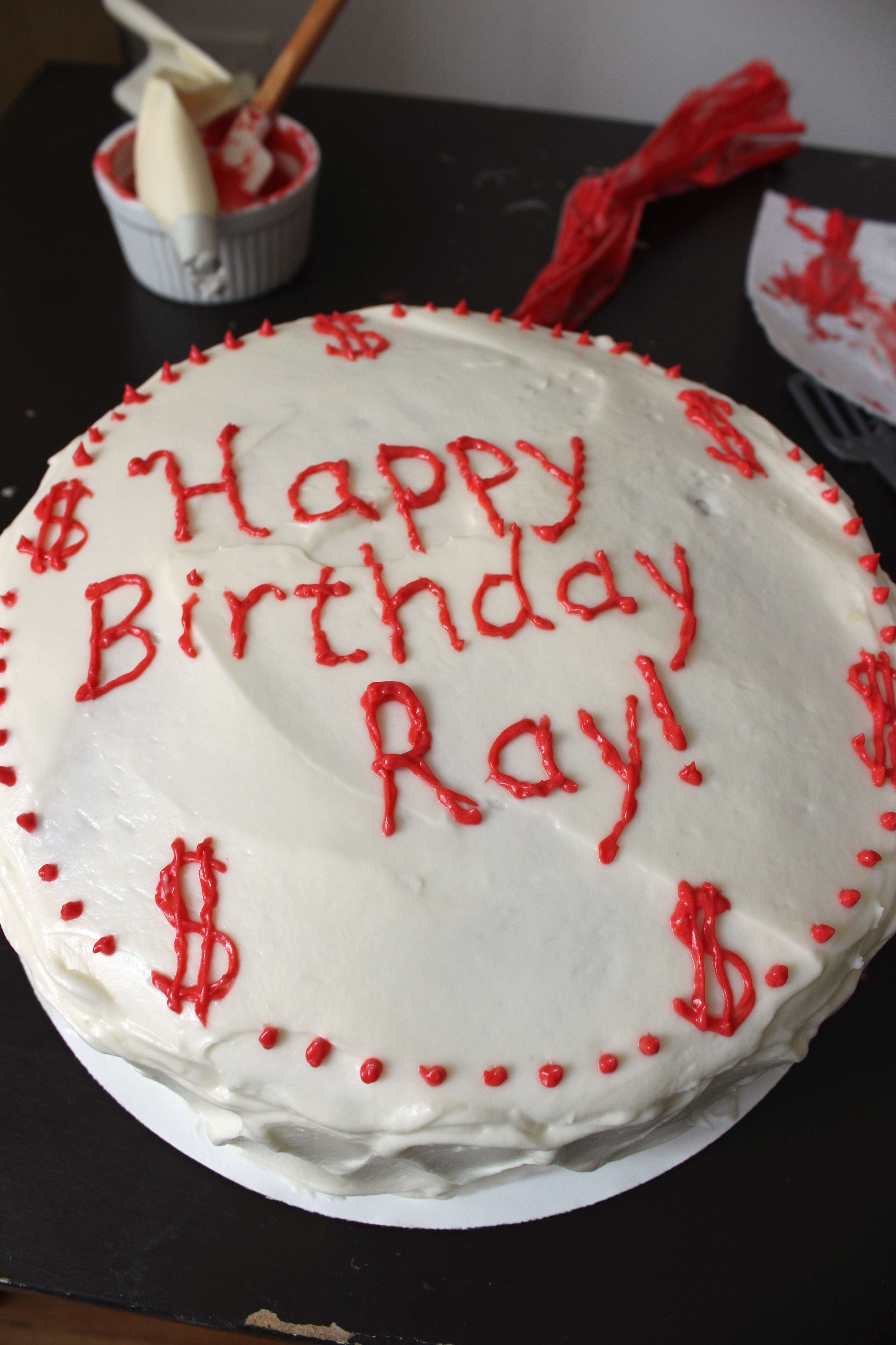 A Red Velvet and A Double Chocolate Cake
