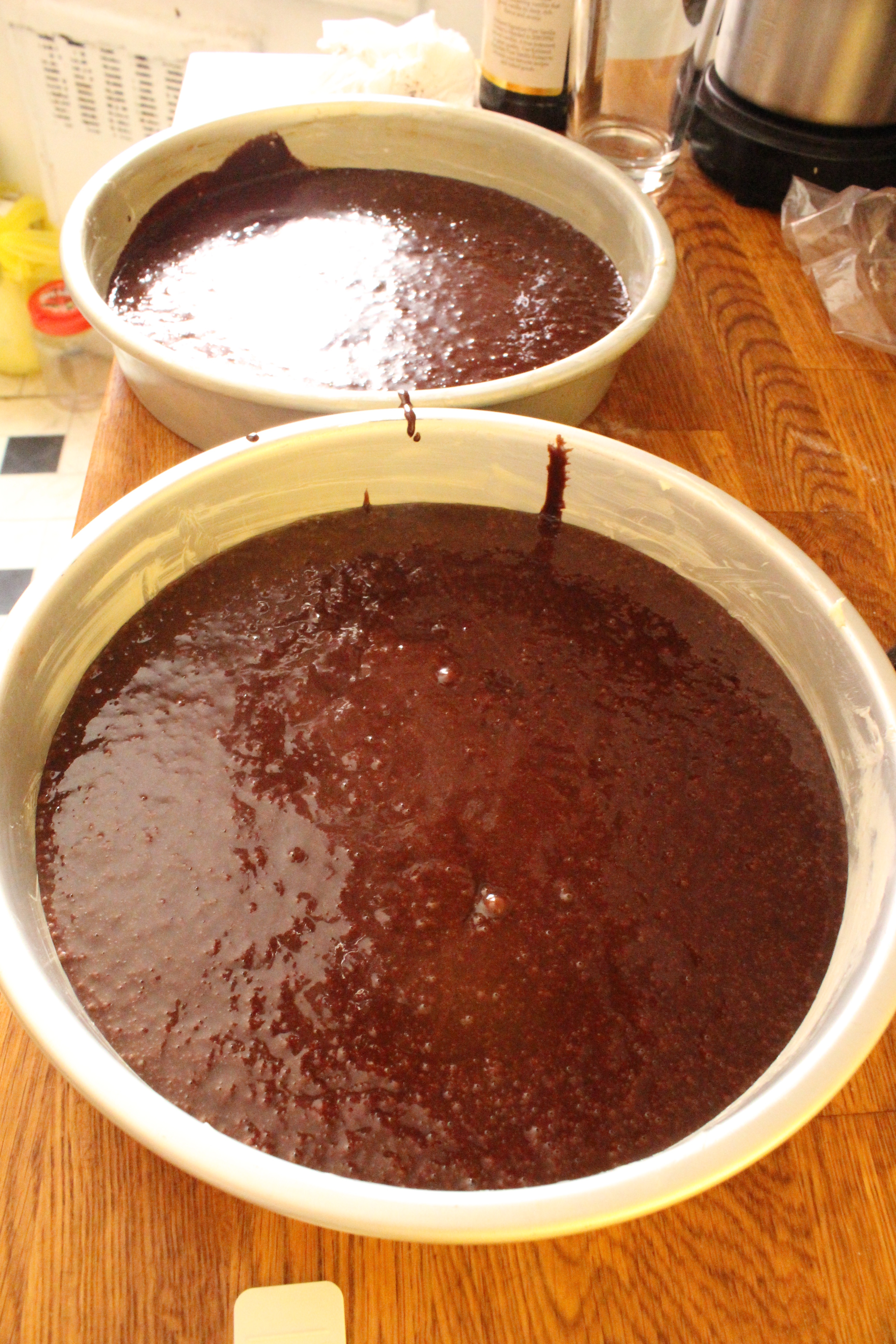 A Red Velvet and A Double Chocolate Cake