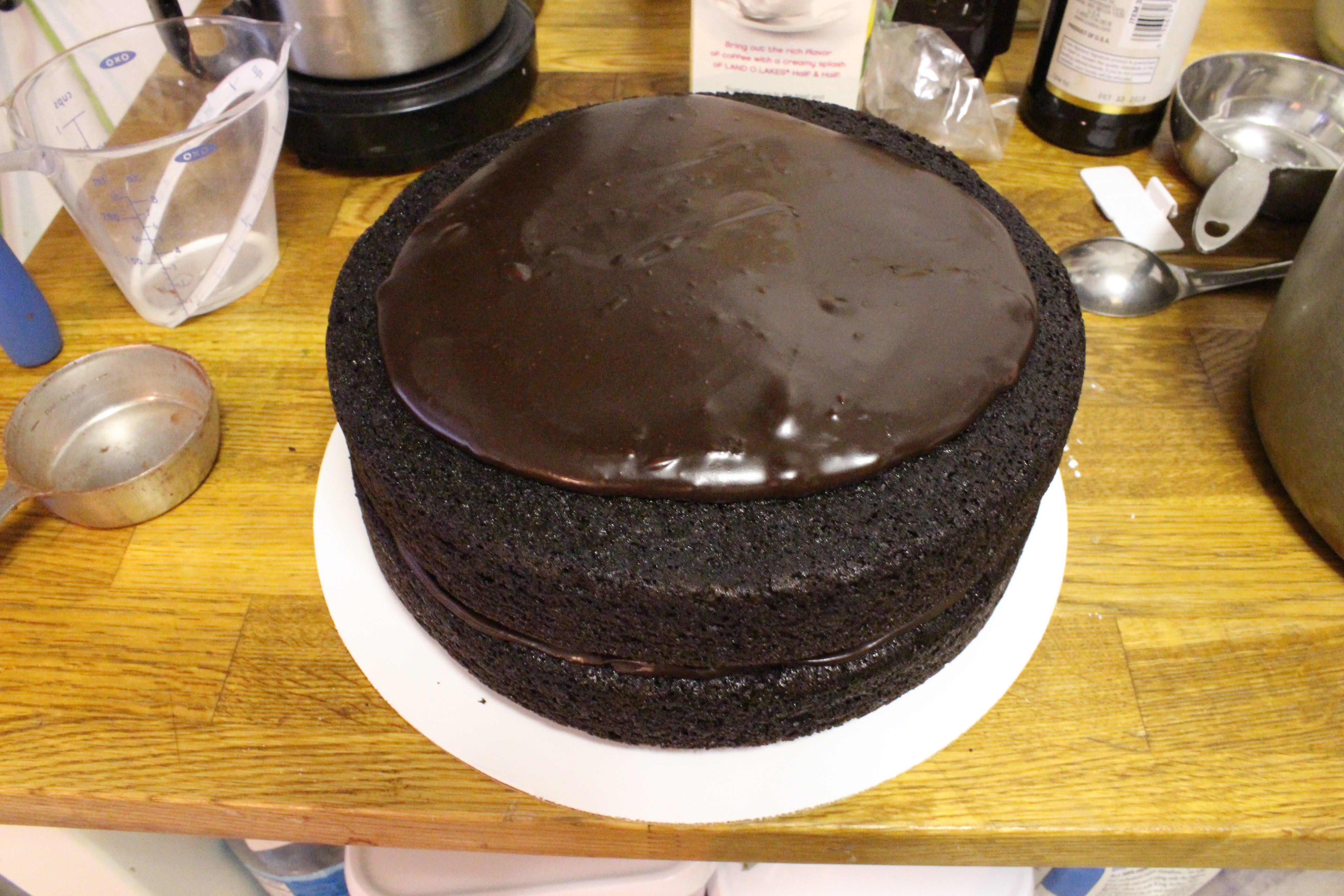 A Red Velvet and A Double Chocolate Cake