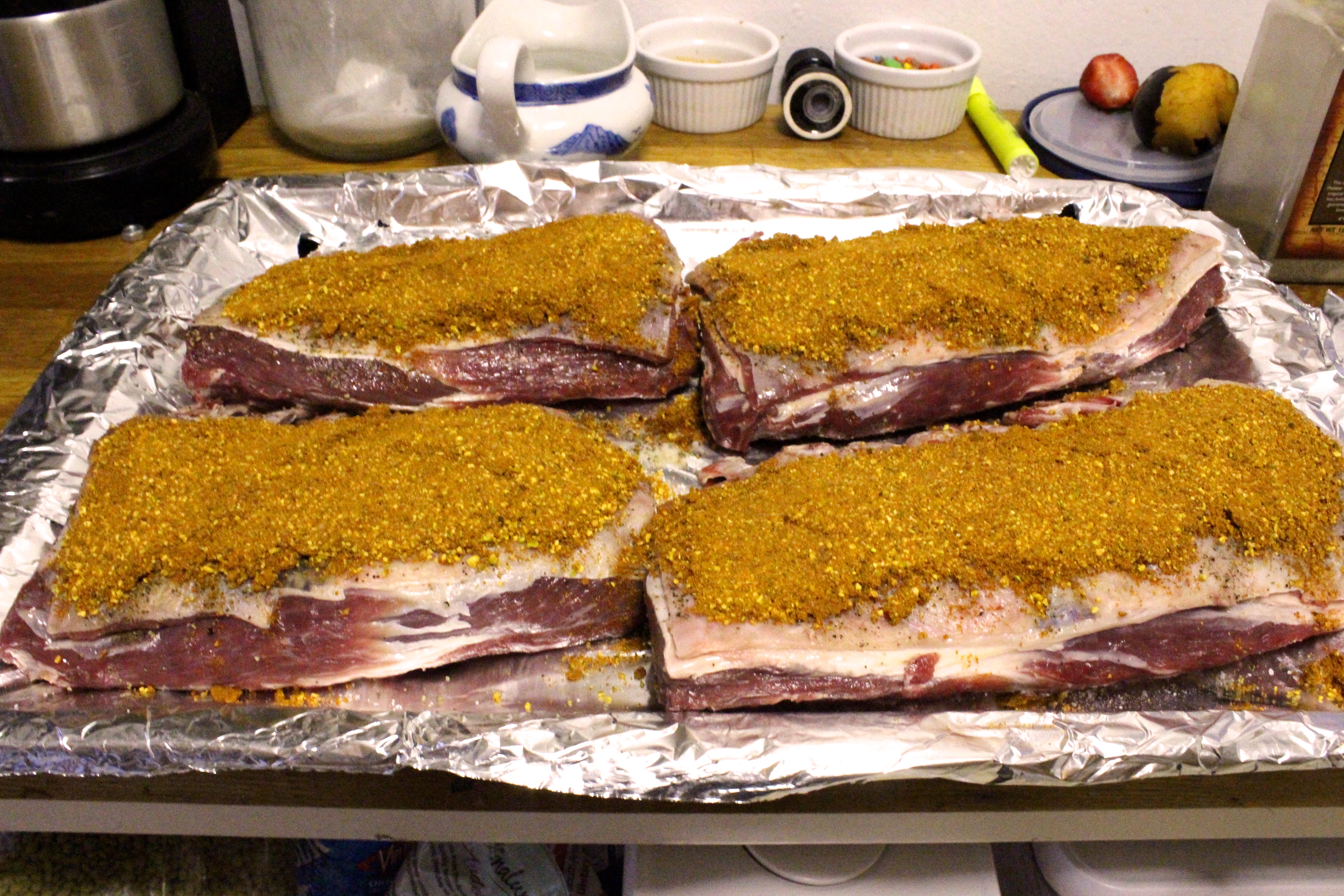 Pistachio and Spice Roasted Rack of Lamb