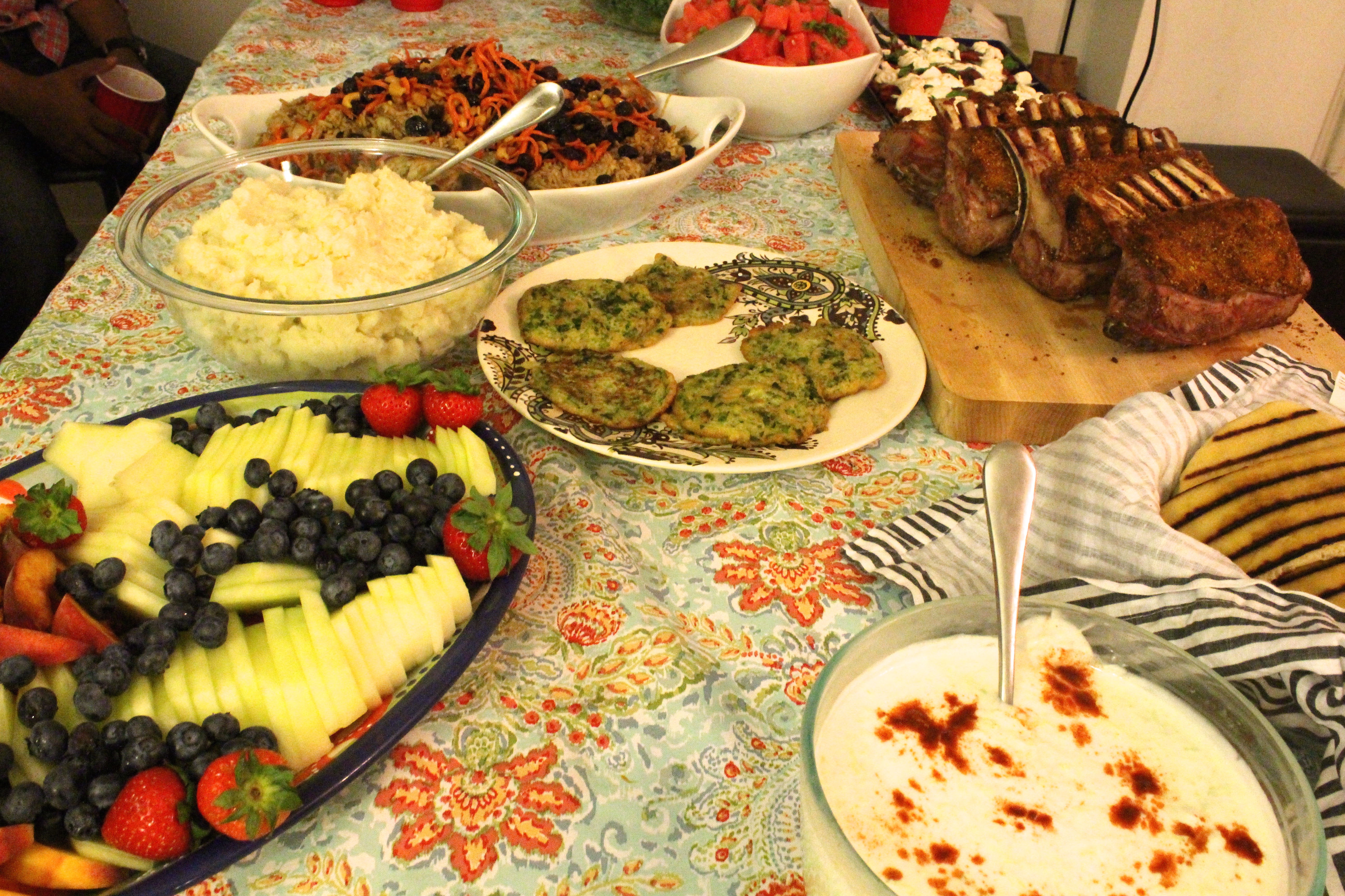 Pistachio and Spice Roasted Rack of Lamb