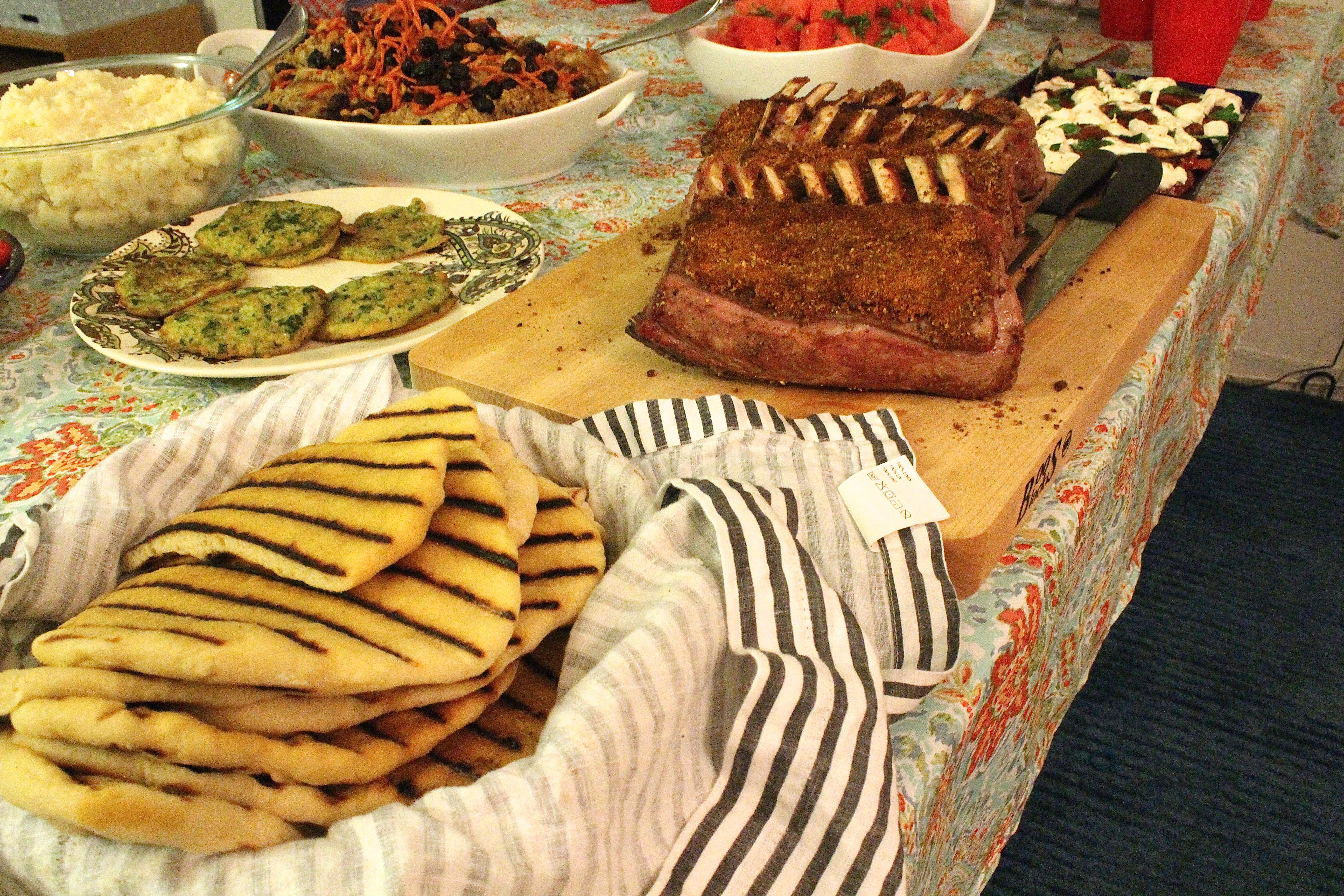Pistachio and Spice Roasted Rack of Lamb