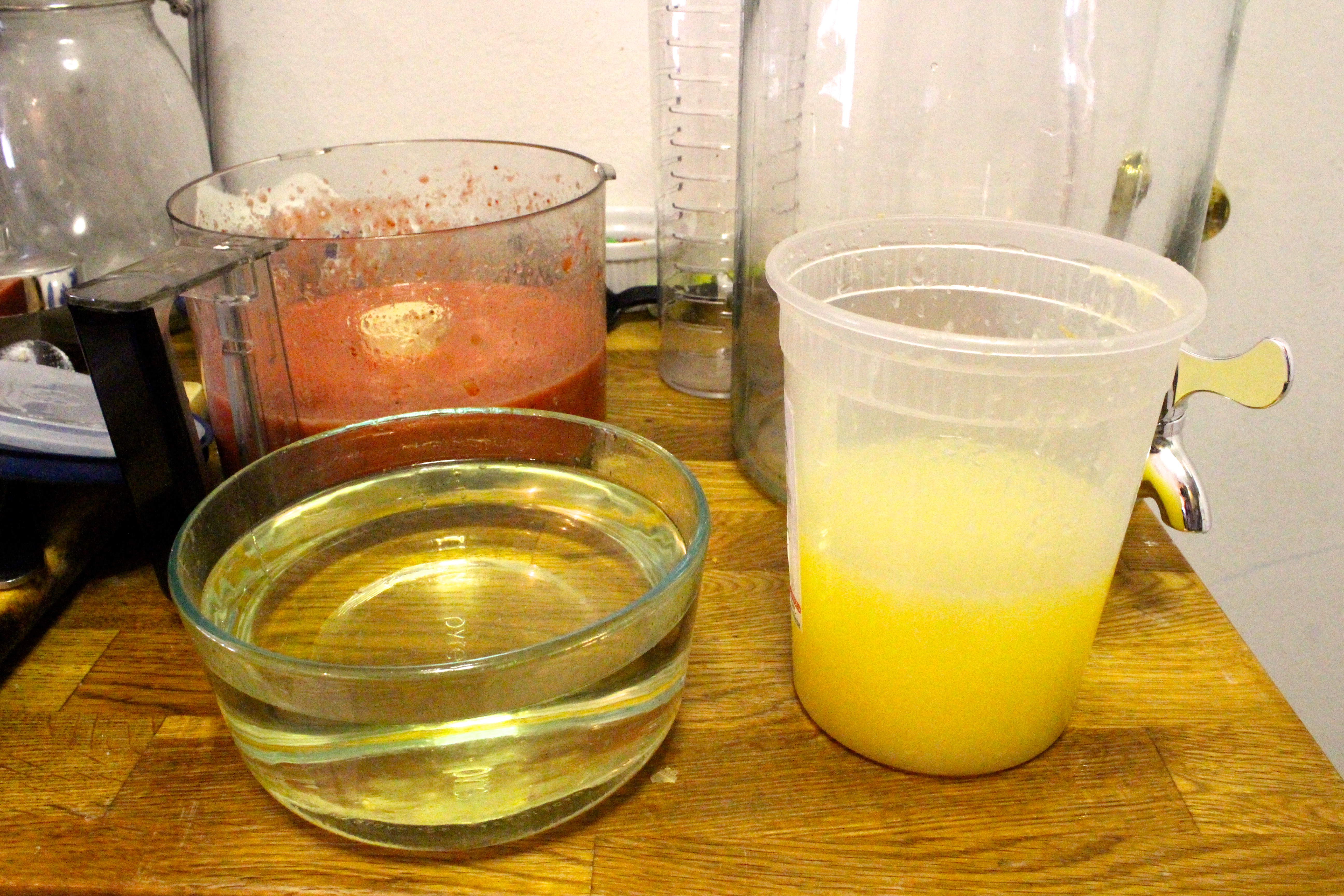 Meyer Lemon Strawberry Lemonade