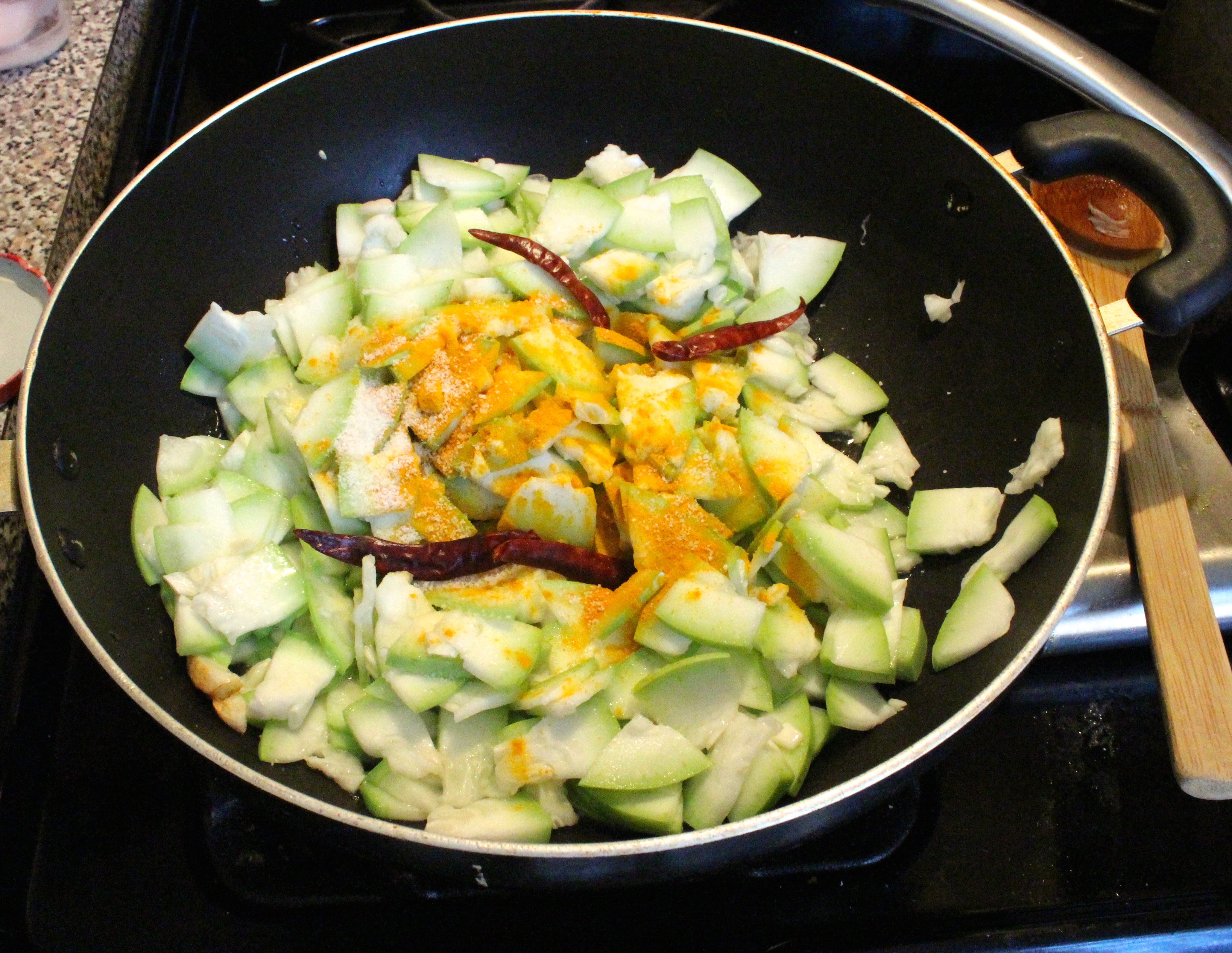 Bottle Gourd or Calabash Sauté (Lau Bhaji)