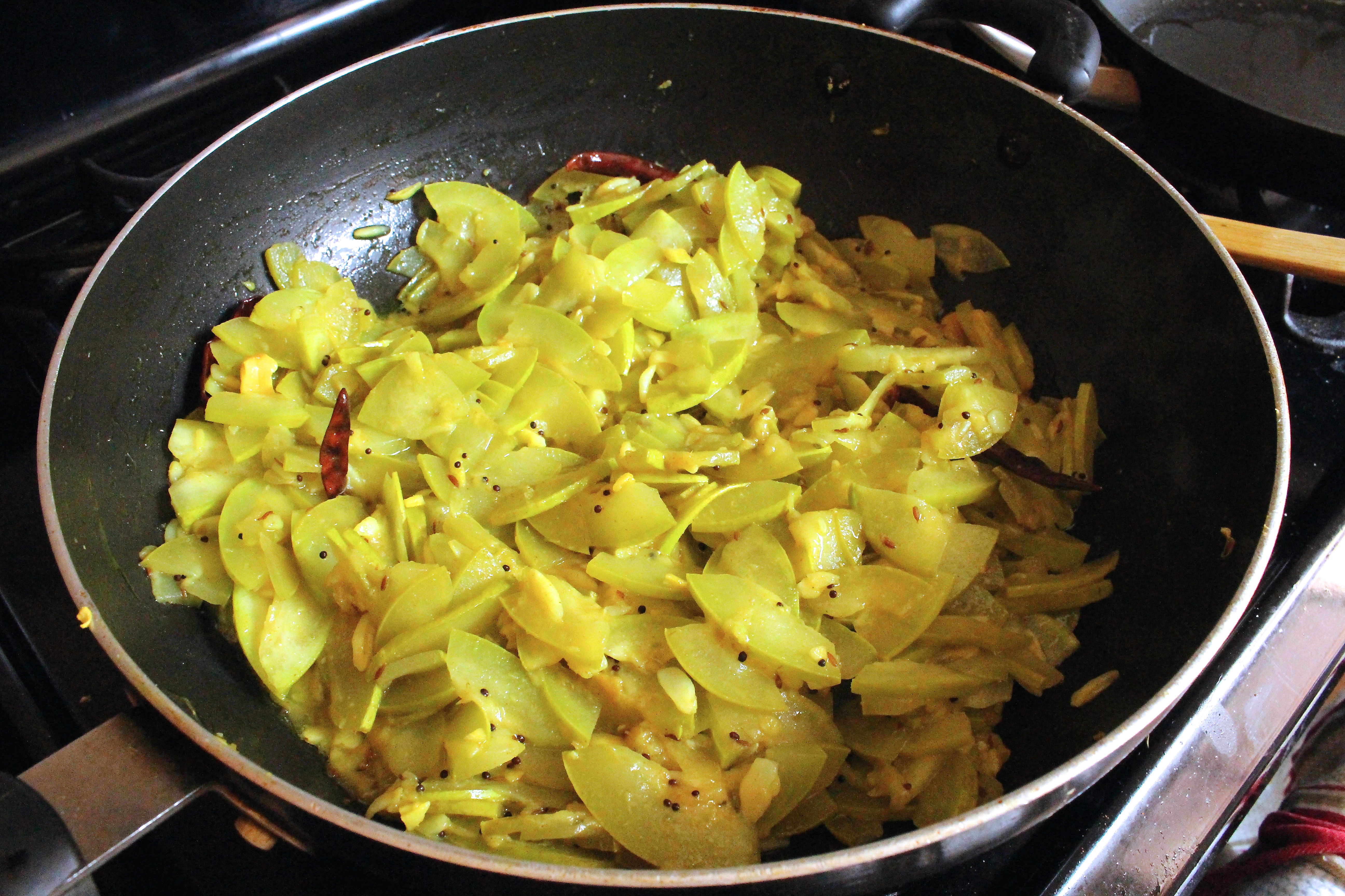 Bottle Gourd or Calabash Sauté (Lau Bhaji)