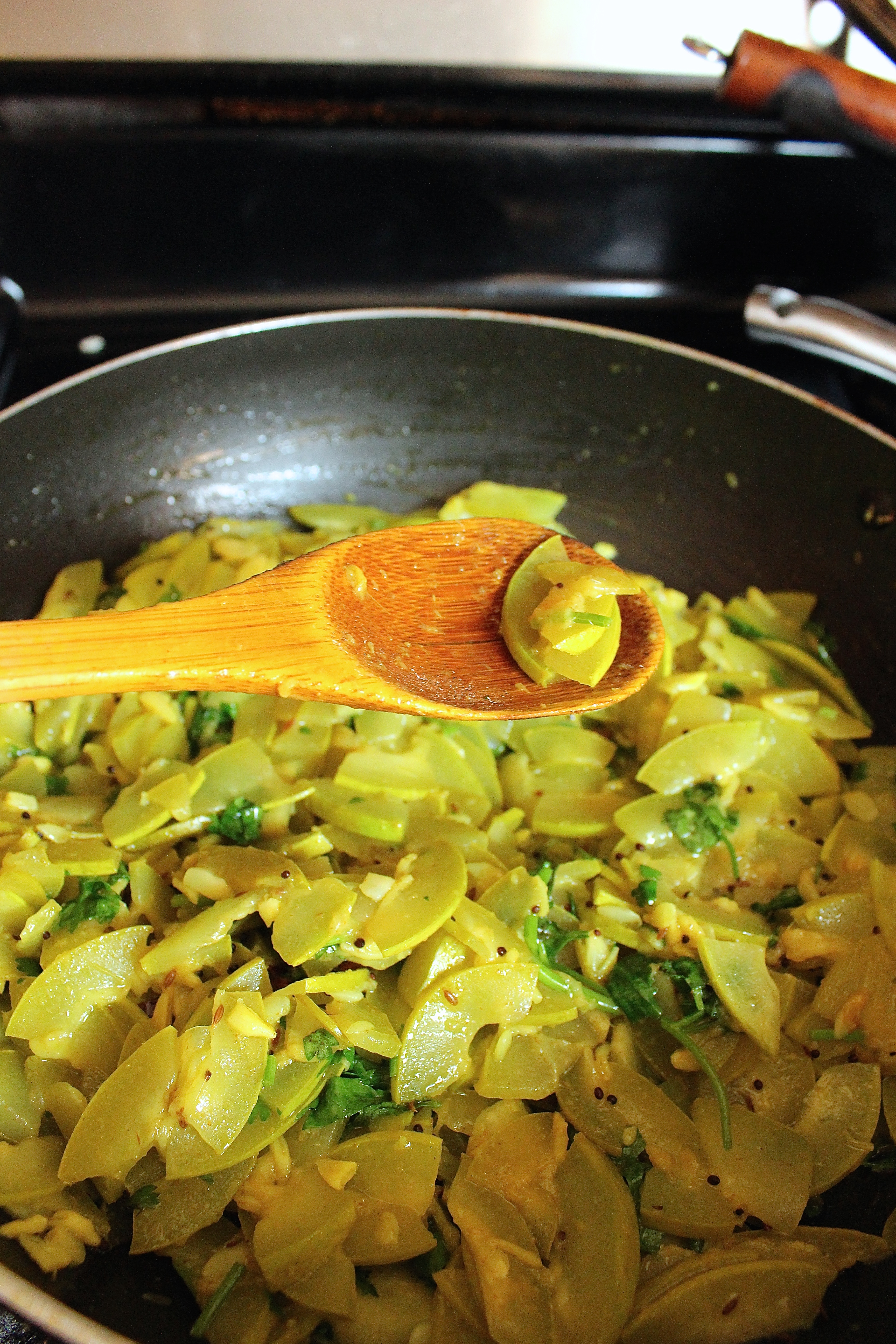 Bottle Gourd or Calabash Sauté (Lau Bhaji)