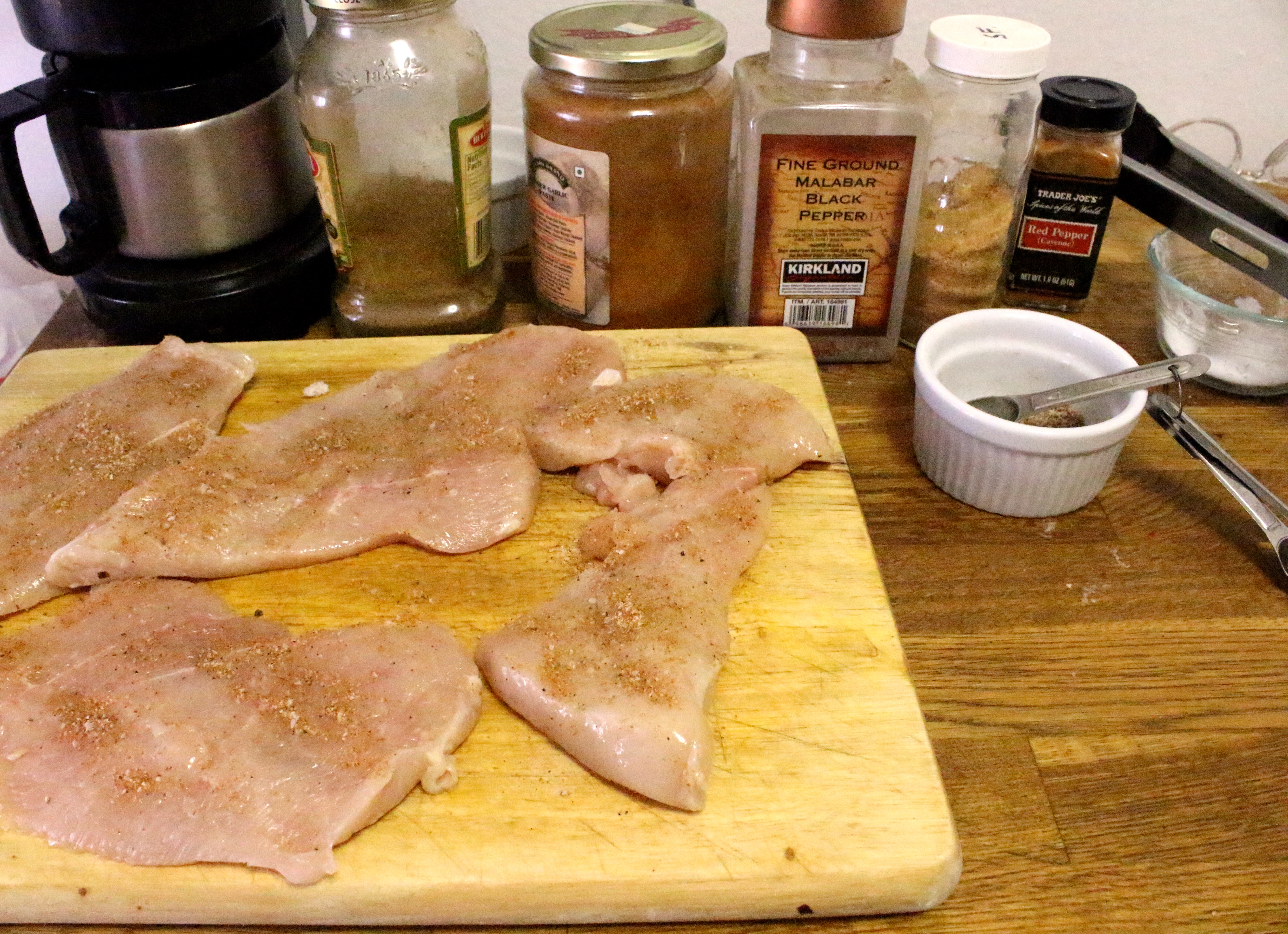 Spice Rubbed Chicken Cutlets
