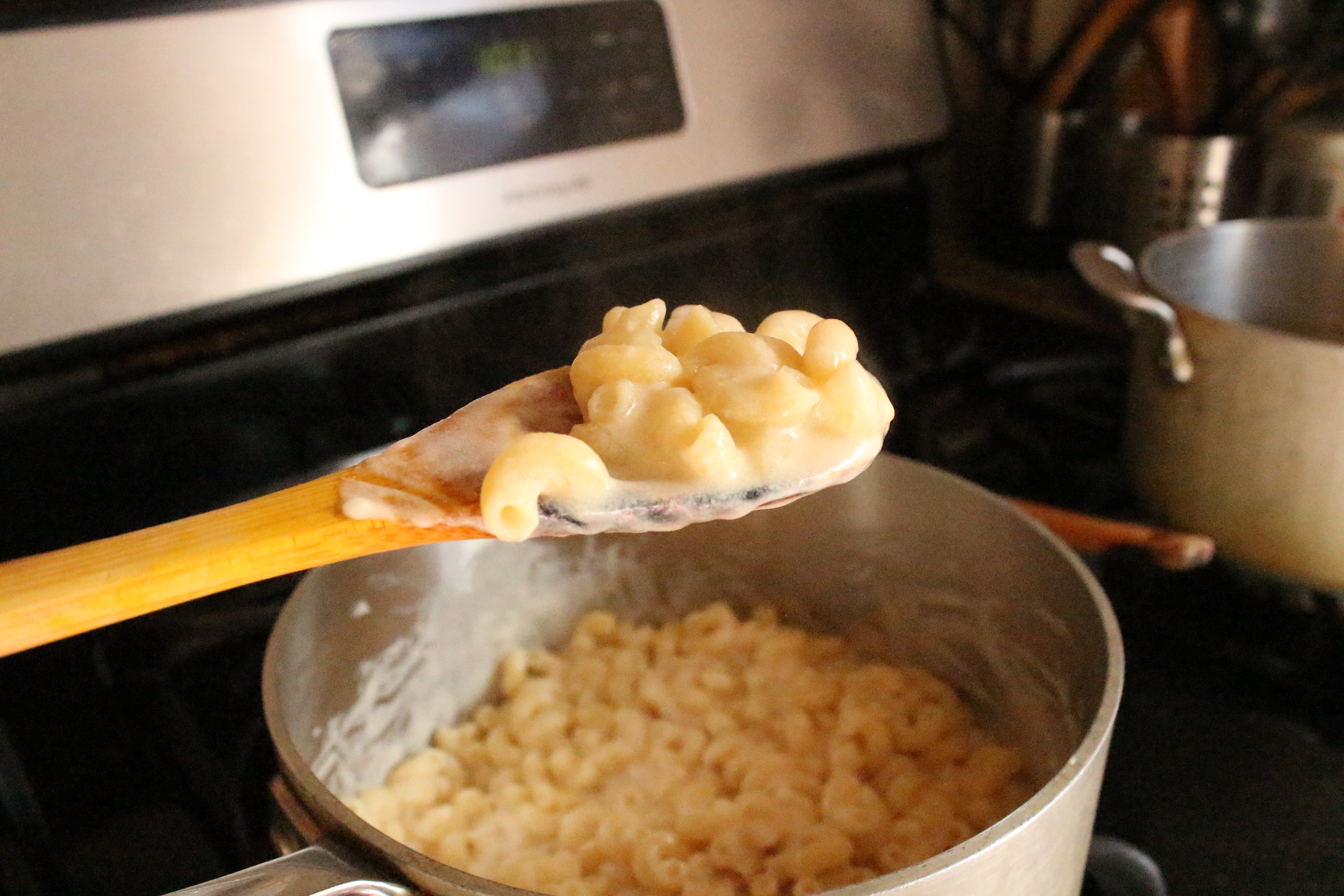 Creamy Less Cheesy Mac and Cheese